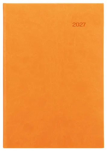 Týdenní diář 2027 Graspo A5 Viva oranžový