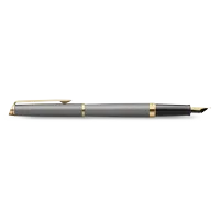 Plnicí pero Waterman Hémisphére The Understated Edit Stone Grey GT, hrot F (2)