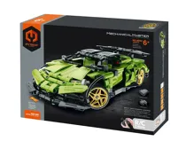 Stavebnice iM.MASTER závodní auto RC plast 2,4GHz 429 dílků dob. pack+ baterie v krabici