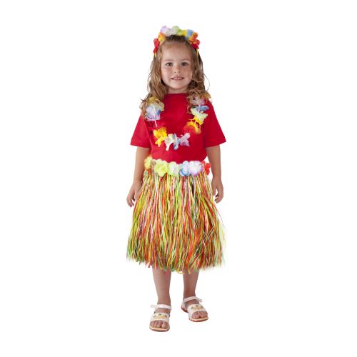 Sukně dětská Hawaii barevná 45 cm