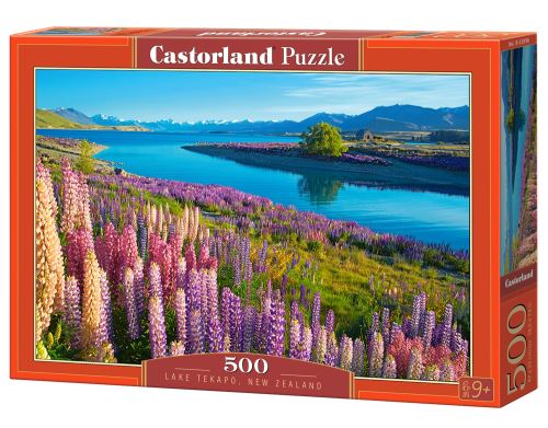 Puzzle Castorland 500 dílků - Jezero Tekapo, Nový Zéland