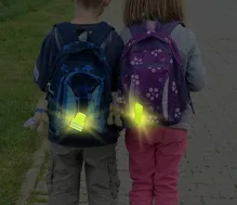 Reflexní přívěšek Compass Medvěd oranžový (2)