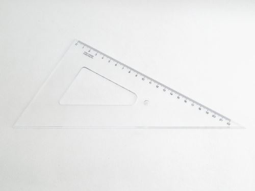 Trojúhelník 60/250 Koh-i-noor - transparentní