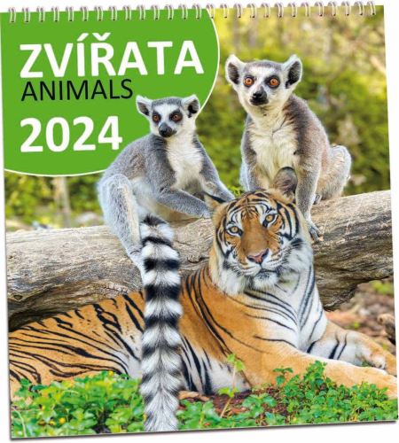 Nástěnný kalendář ARIA 2024 - Zvířata