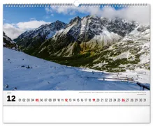 Nástěnný kalendář 2027 Notique Magické Tatry, 48 x 33 cm (12)