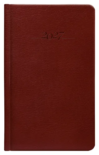 Týdenní diář 2027 Graspo kapesní Carus hnědý