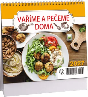 Stolní kalendář mini 2027 Aria Vaříme a pečeme doma