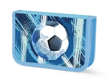 Školní penál jednopatrový prázdný MFP Football