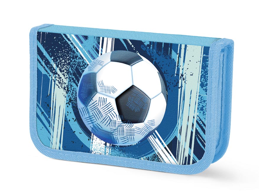 Levně Školní penál jednopatrový MFP, nevybavený, 2 chlopně - Football