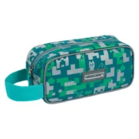 Set 2-dílný pouzdro a sáček na obuv Baagl Minecraft Silver Creeper (4)