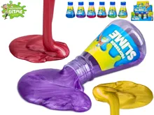 Super Goo sliz s kovovým leskem v laboratorní láhvi - mix barev