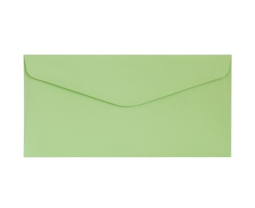 Obálky DL hladké světle zelené 130g, 10ks, Galeria Papieru