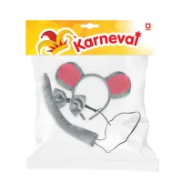 Sada myš s ocasem, čelenkou a motýlkem (1)