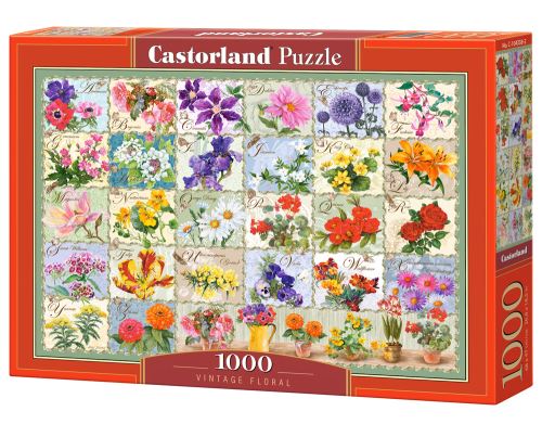 Puzzle Castorland 1000 dílků - Herbář květin
