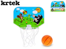 Basketbalový koš Krtek 33 × 25 cm s míčem 9 cm