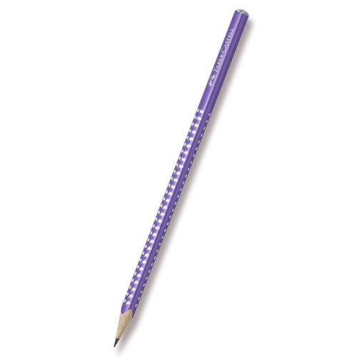 Grafitová tužka Faber-Castell Sparkle - perleťová fialová