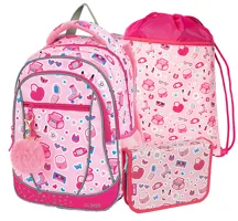 Školní batohový set 3-dílný STIL Prime Pinky