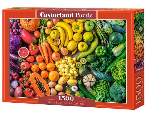 Puzzle Castorland 1500 dílků - Duha plná vitamínů