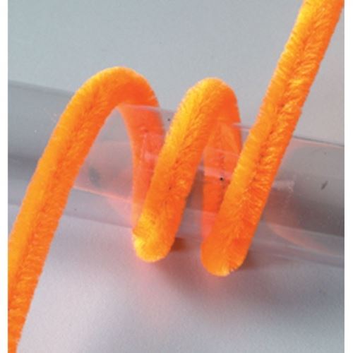 Chlupaté modelovací dráty (10ks) - oranžové