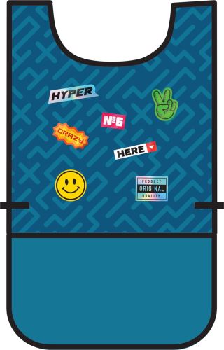 Zástěra pončo na výtv. výchovu OXY GO - Stickers