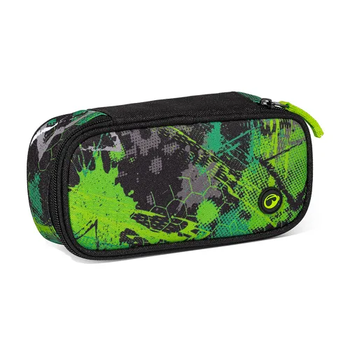 Studentský penál Bagmaster Case Bag 23 A zeleno-černý