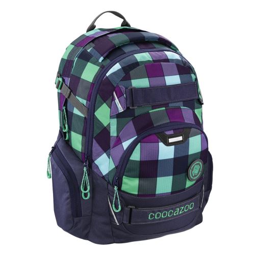 Školní batoh coocazoo CarryLarry2, Green Purple District