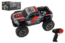 Auto RC pick-up terénní 25 cm, 2,4 GHz - šedo-červené