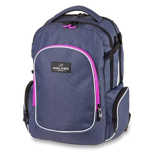 Studentský batoh WALKER CAMPUS EVO Wizzard Blue Ivy/Pink