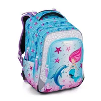 Školní batohový set 3-dílný Bagmaster Lumi 24 A Mořská panna + pero Pilot Frixion (1)