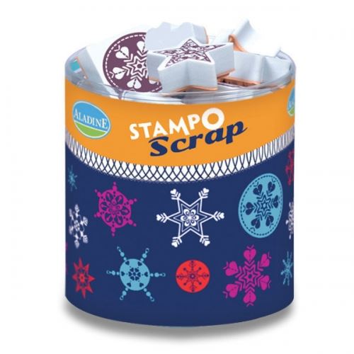 Razítka Aladine Stampo Scrap - Sněhové vločky