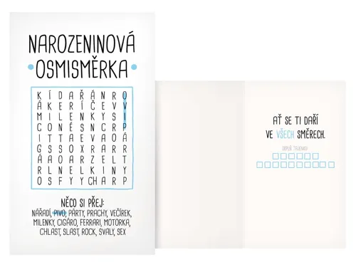 Přání humorné  M44-026 T PRANI_T_2340