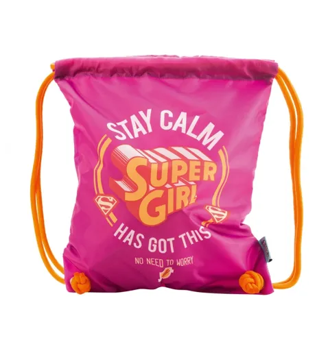 Sáček na obuv - Supergirl STAY CALM