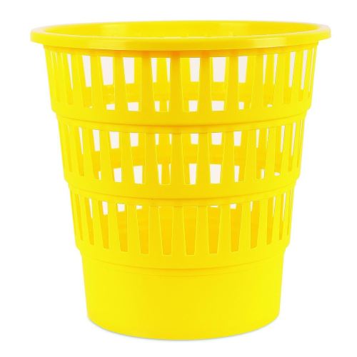 Odpadkový koš Office Products, 16 litrů - žlutý