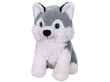 Plyšový husky sedící 25 cm