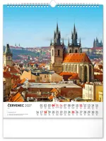 Nástěnný kalendář 2027 Notique Česká republika, 30 x 34 cm (7)
