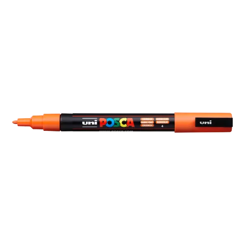 Dekorační popisovač Posca PC-3M, oranžová (4), 0,9-1,3 mm