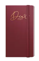 Týdenní diář 2027 Baloušek Jakub Luxi kapesní bordó (2)