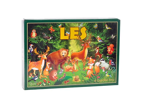 Společenská hra logická Les v krabičce
