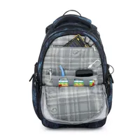 Studentský batoh Bagmaster Bag 25 B černo-modrý (6)