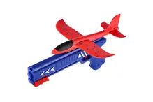 Vystřelovací pěnové letadlo s pistolí 26 cm - mix barev (4)