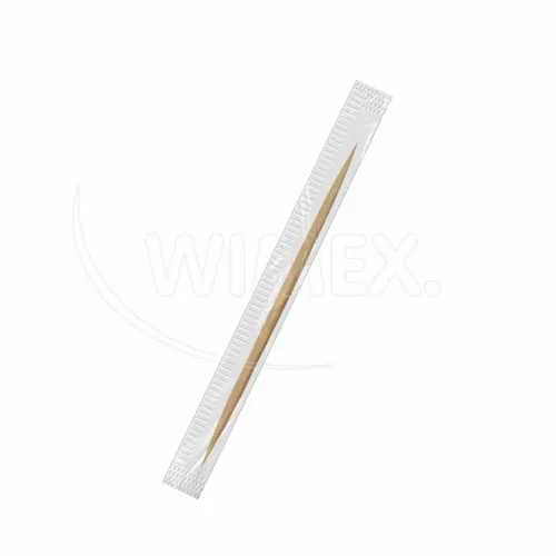 Dřevěné párátko hyg. balené v celofánu Ø 2 x 65 mm, 1000ks