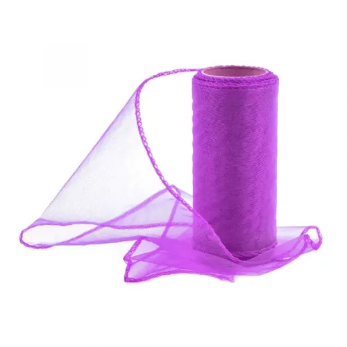 Organza 12cm/10y fialová 044