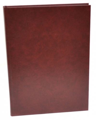 Kronika A4 koženka, 100 listů - skladem barva vínová