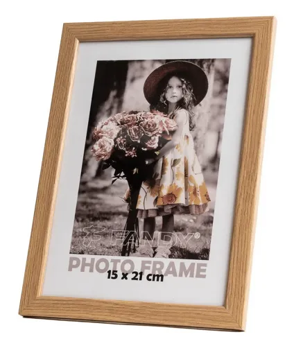 Fotorámeček dřevěný Style 3 15x21 - světle hnědý