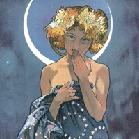 Nástěnný kalendář poznámkový 2027 Notique Alfons Mucha, 30 x 30 cm (2)
