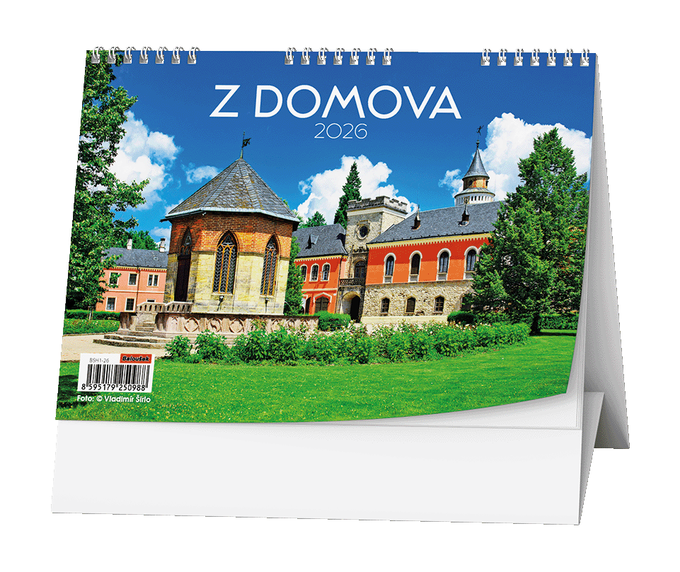 Levně Stolní kalendář 2026 Baloušek - Z domova