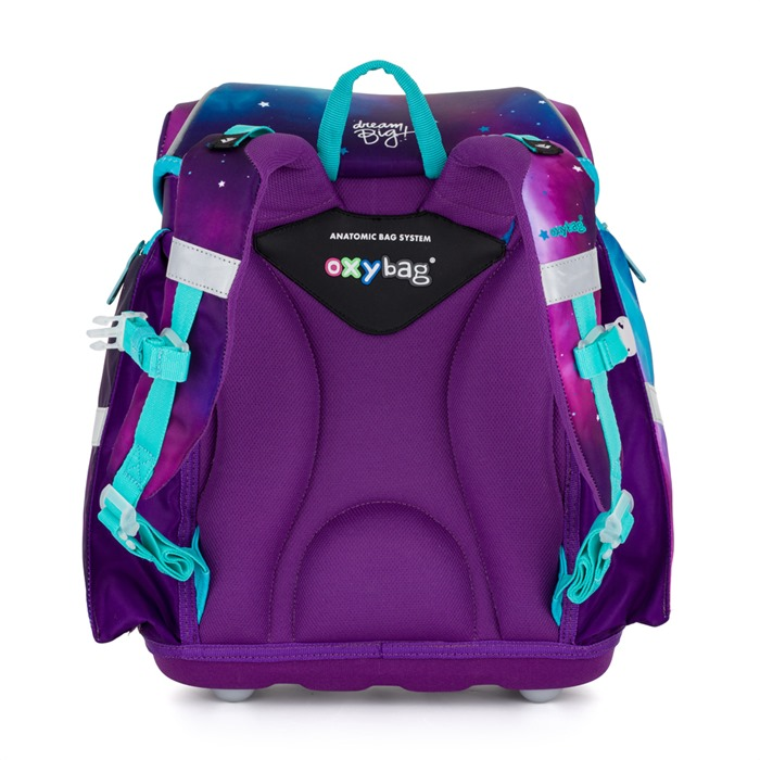 Záda batohu Oxybag Premium Light Dream s logem Anatomic Bag System