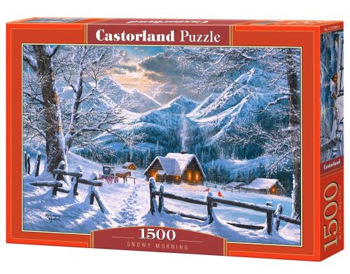 Puzzle Castorland 1500 dílků - Zasněžené ráno