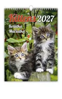 Nástěnný kalendář 2027 Helma Koťátka