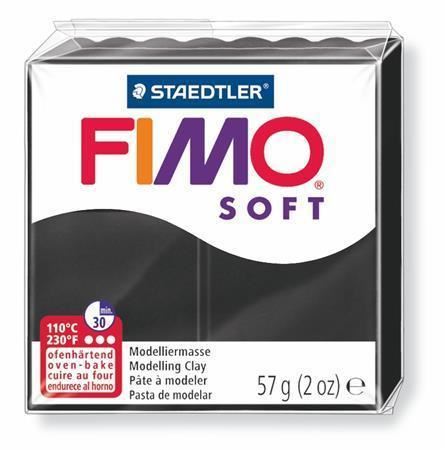 FIMO® soft 8020 modelovací hmota 57g - černá (9)